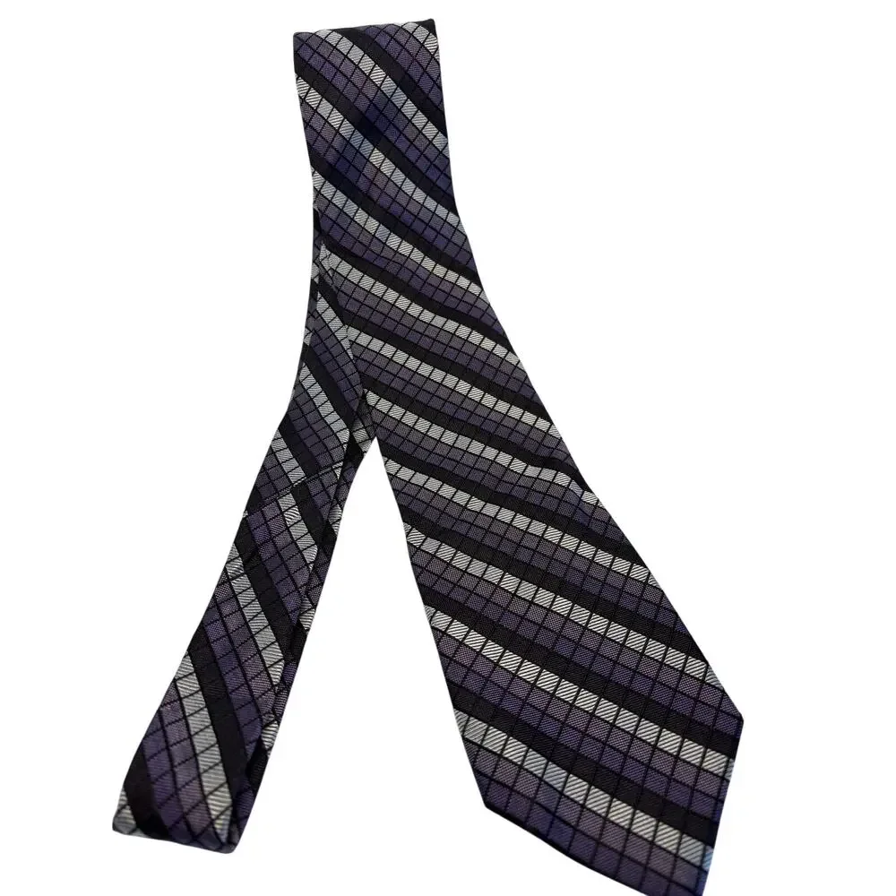 CAMPIA MODA Men's Geometric Pattern Neck Tie